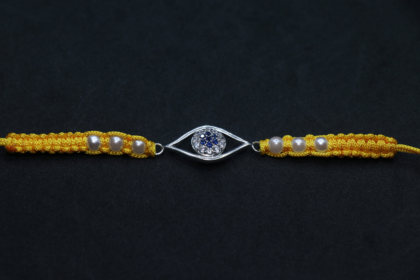 Evil Eye Silver Rakhi