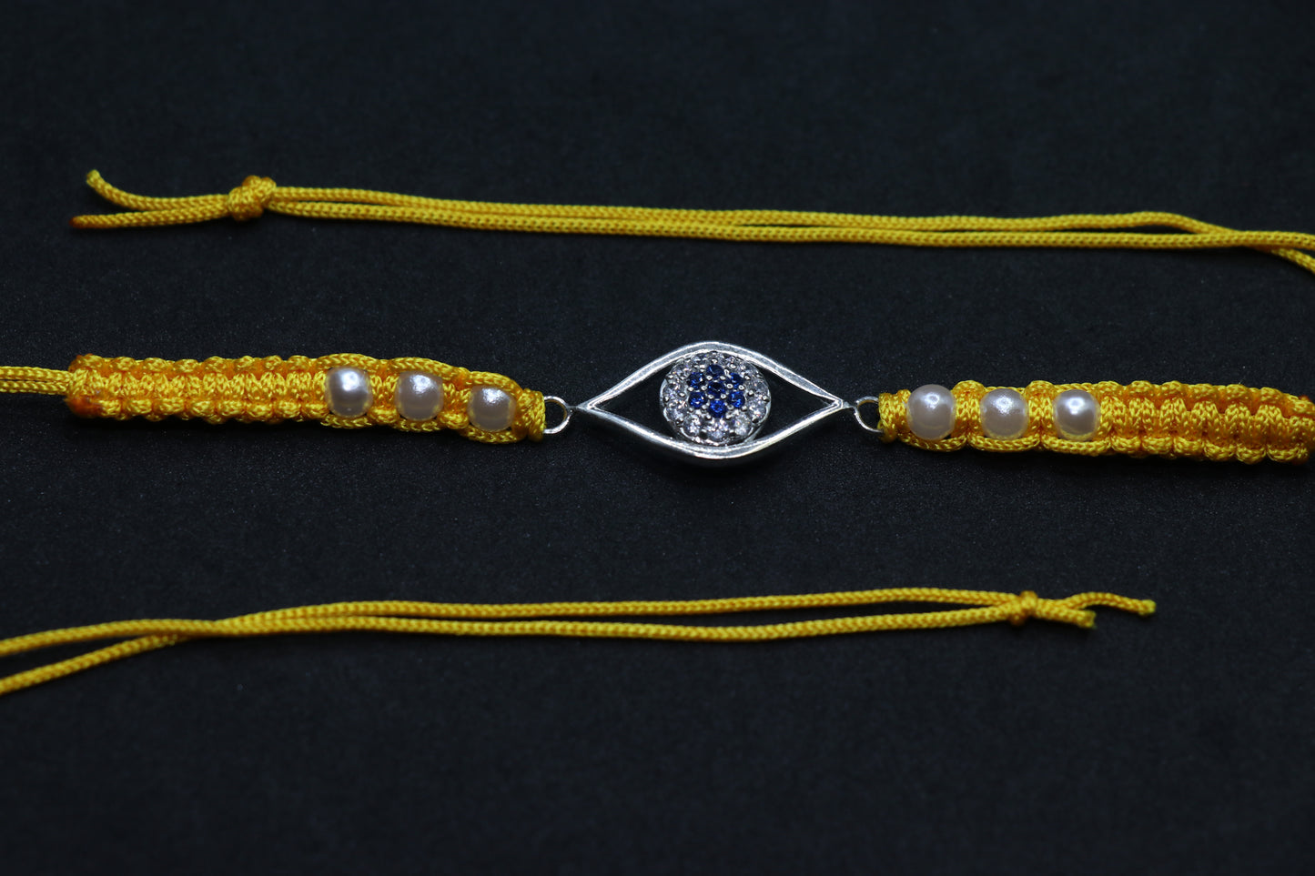 Evil Eye Silver Rakhi