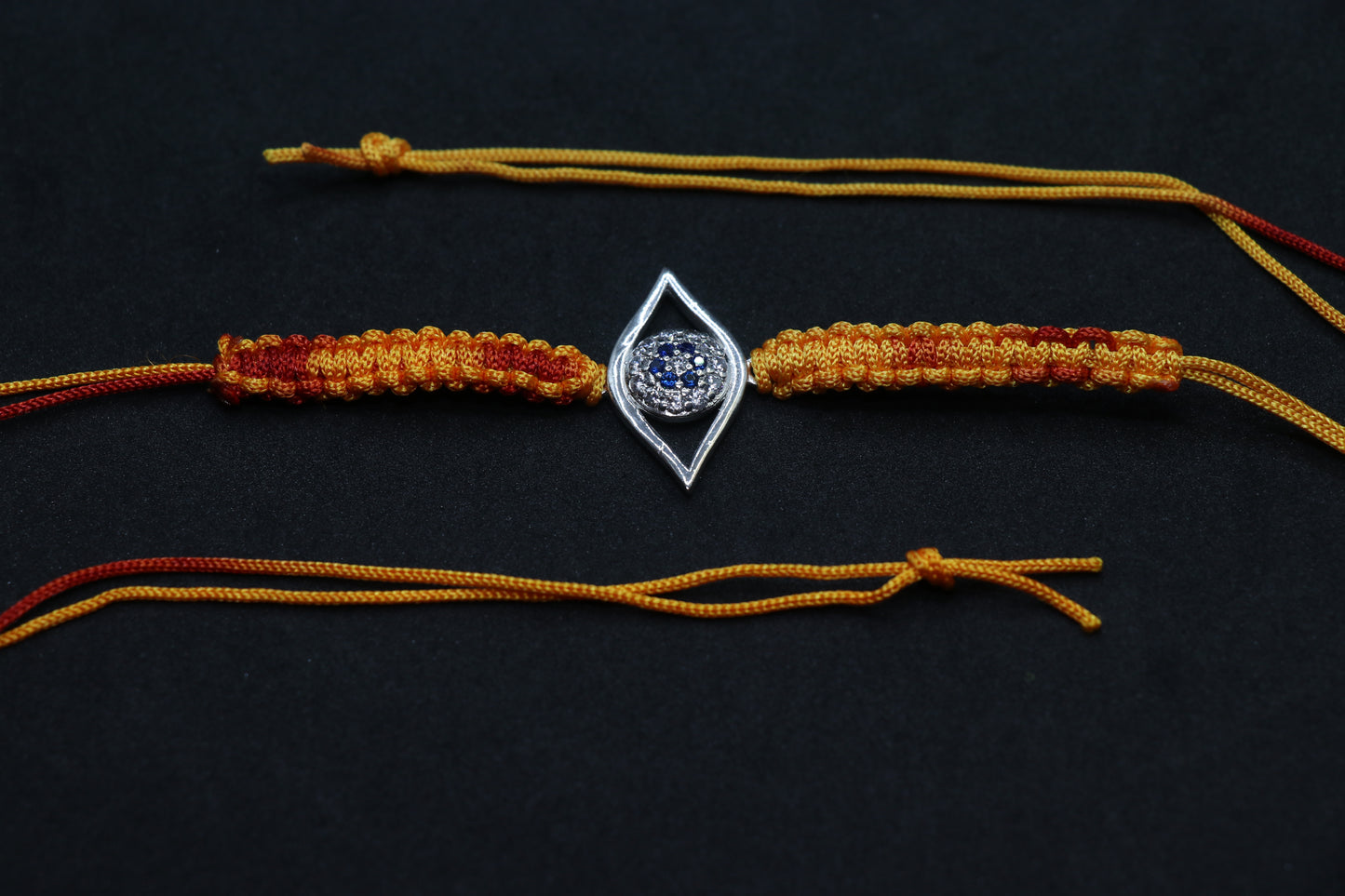 Evil Eye Silver Rakhi