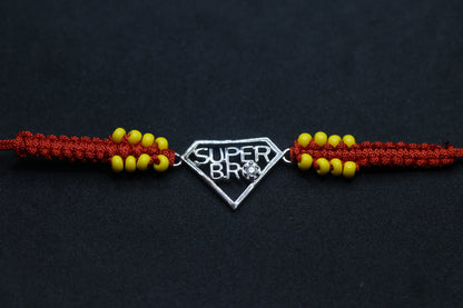 Super Bro Silver Rakhi