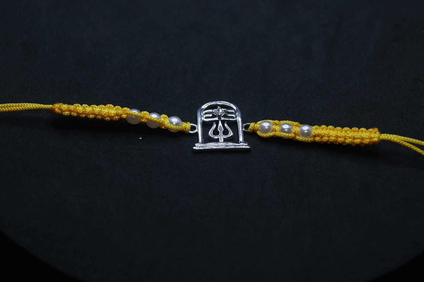 Shivling Silver Rakhi