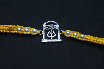 Shivling Silver Rakhi