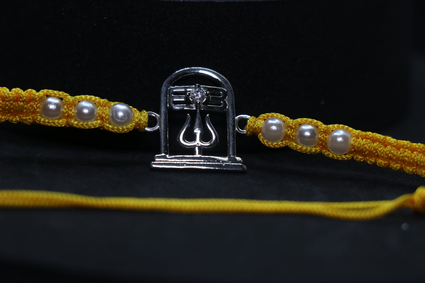 Shivling Silver Rakhi