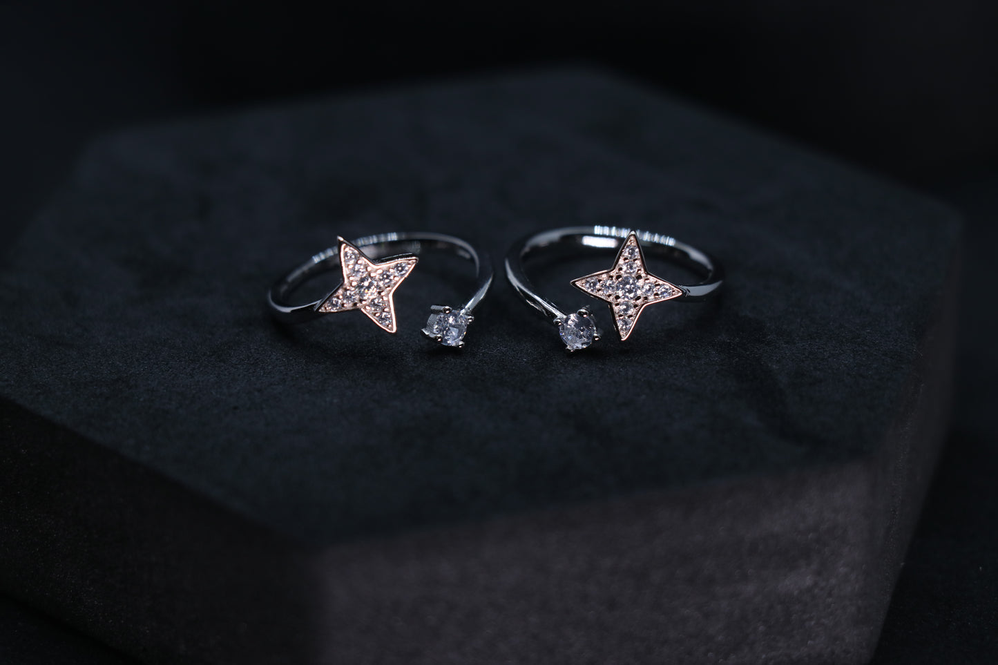 925 Silver Star Toe Rings