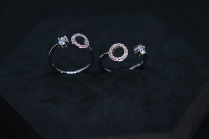 925 Silver Hollow Toe Rings