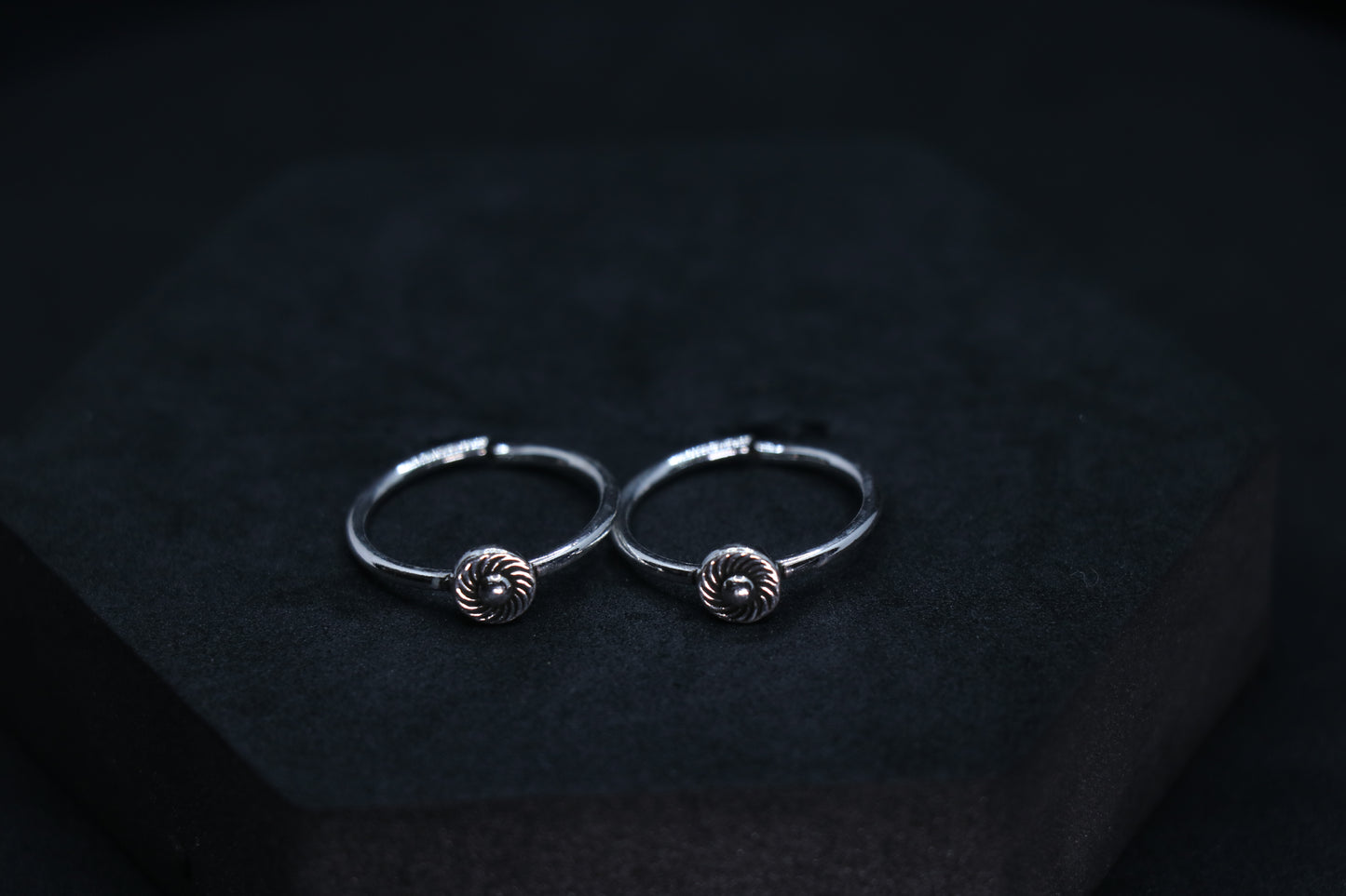 Oxidised 925 Silver Minimal Toe Rings