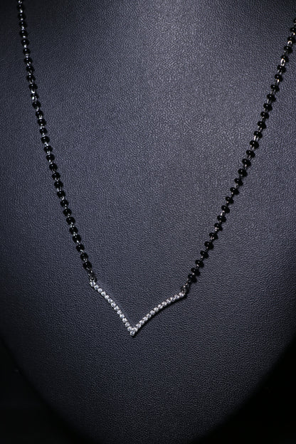 925 Silver V-Shaped Mangalsutra