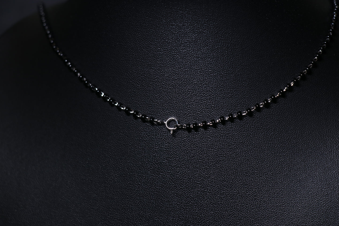 925 Silver Solitaire Single Stone Mangalsutra