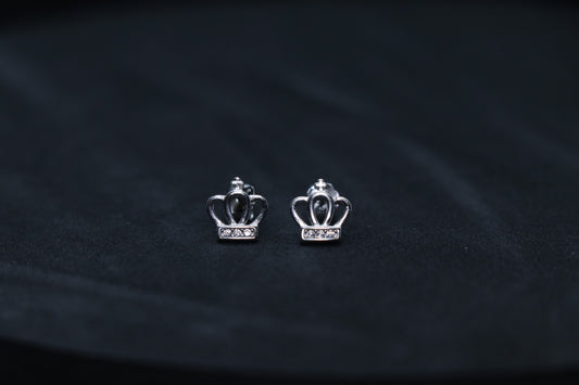 Crown Silver Stud