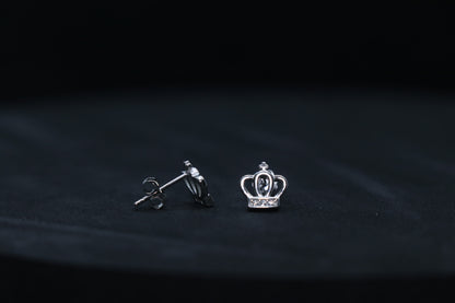 Crown Silver Stud