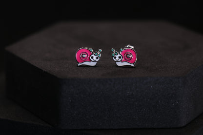 Snail Silver Stud