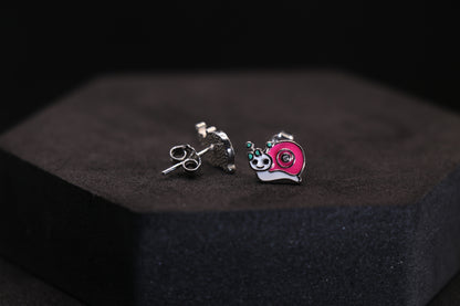 Snail Silver Stud