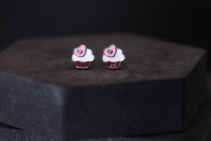 Icecream Silver Stud