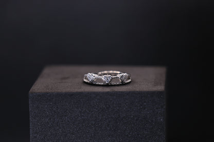 Hearty Silver Ring