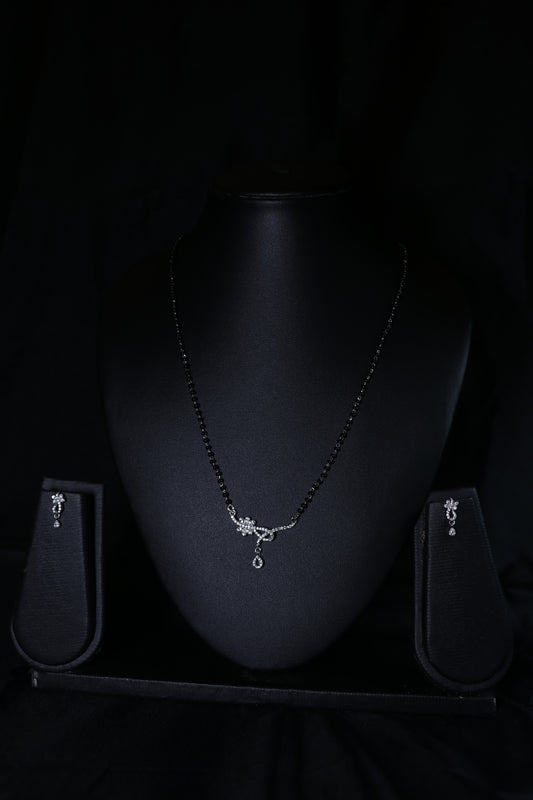 925 Silver Rhodium Coated Mangalsutra