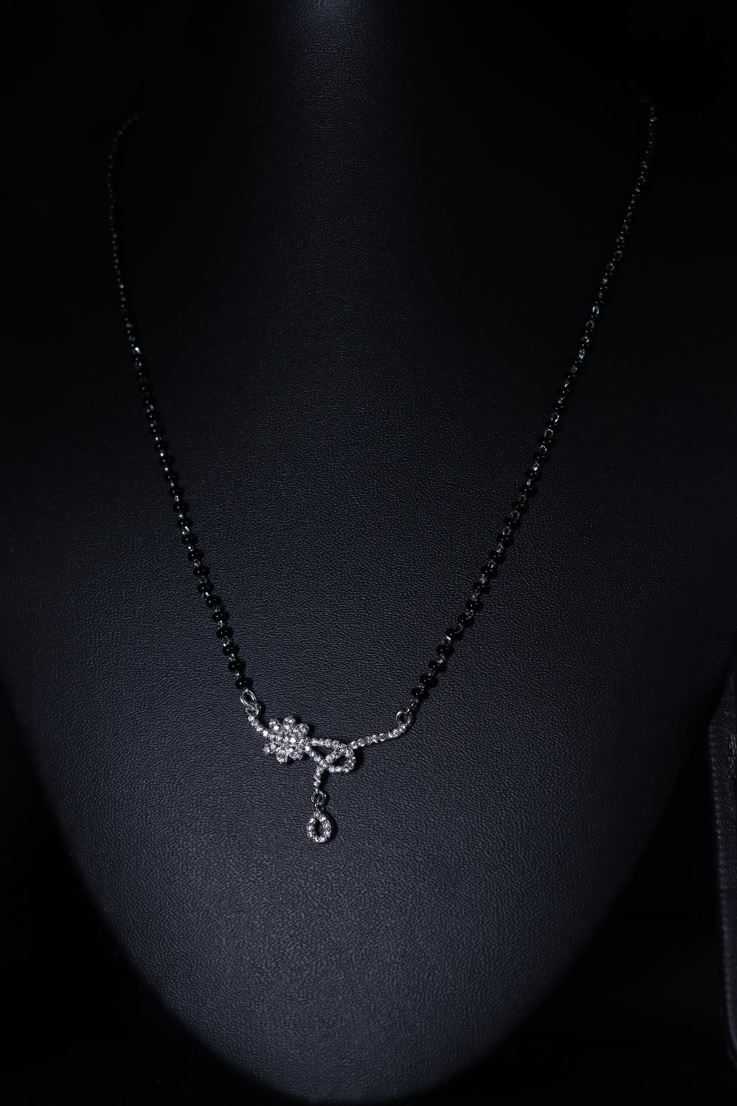 925 Silver Rhodium Coated Mangalsutra