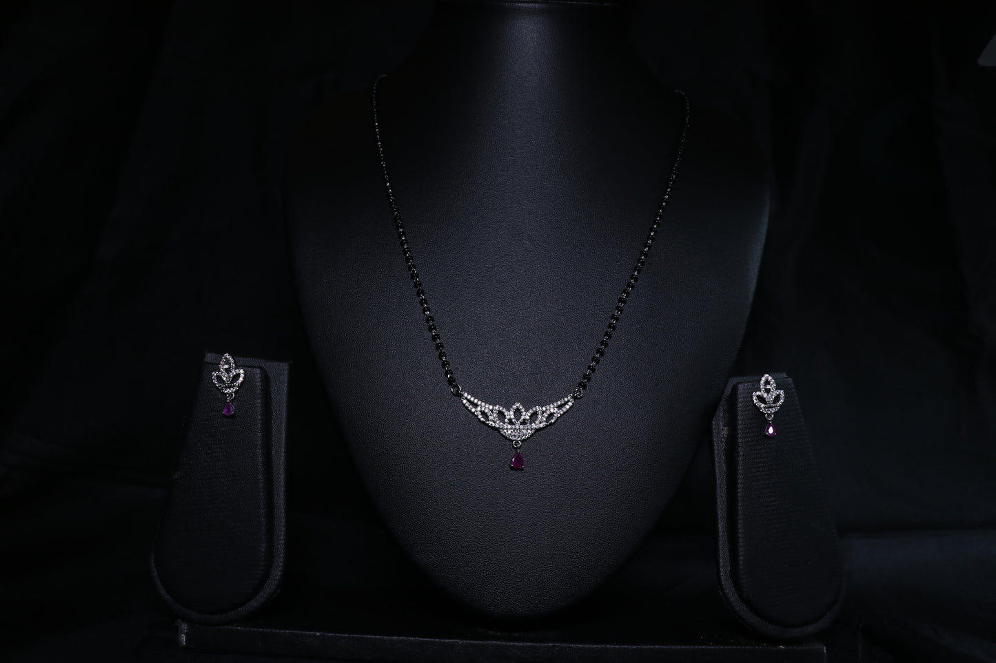 925 Silver Floral Mangalsutra