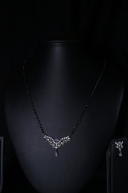 925 Silver Toned Mangalsutra