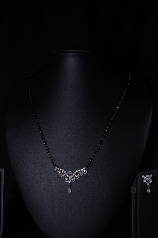 925 Silver Toned Mangalsutra