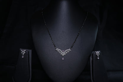 925 Silver Toned Mangalsutra