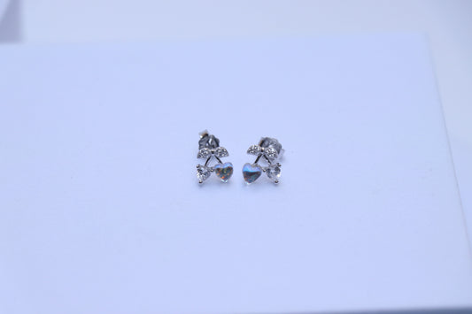 Magical Leaf Silver Studs