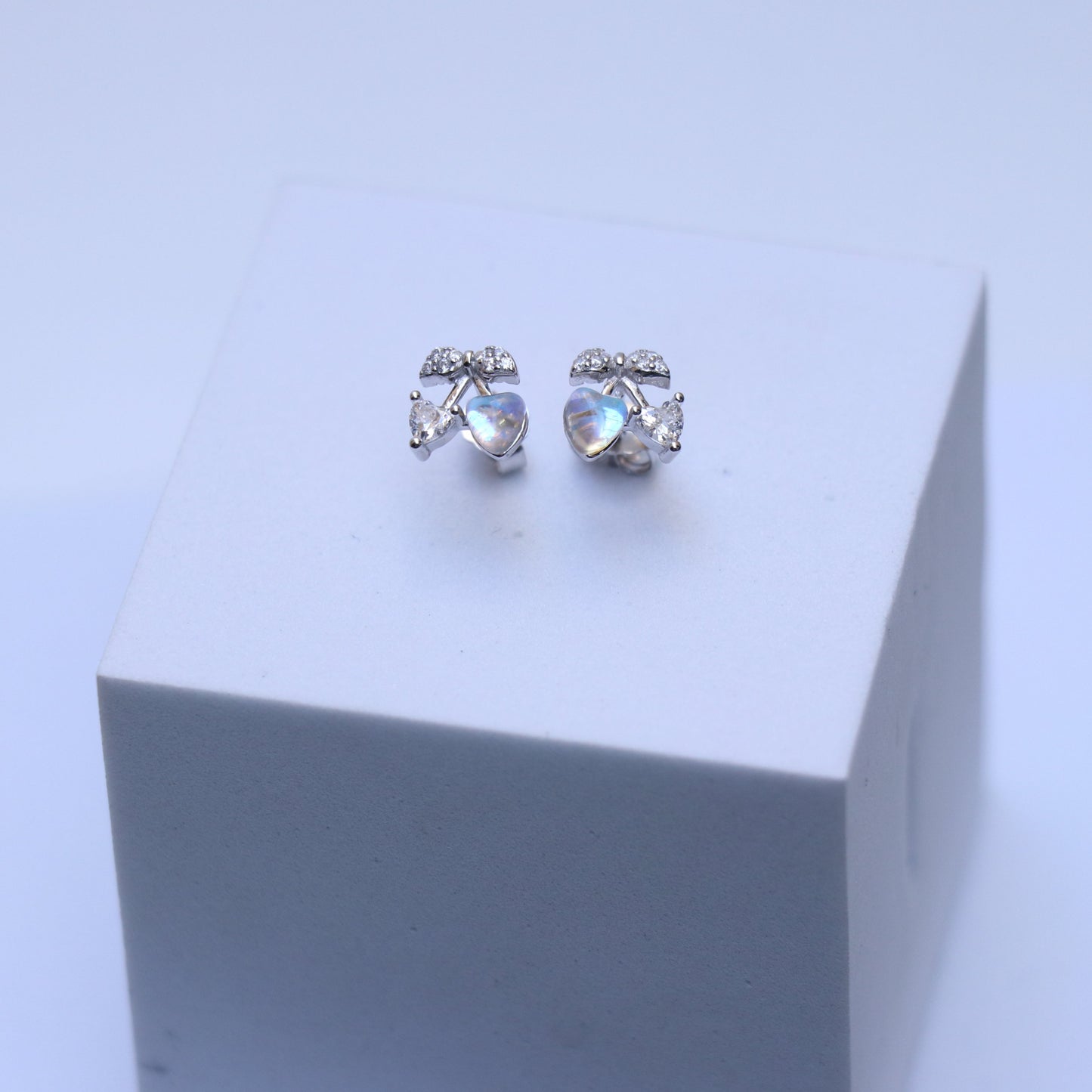 Magical Leaf Silver Studs