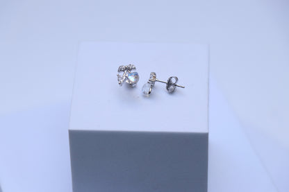 Magical Leaf Silver Studs