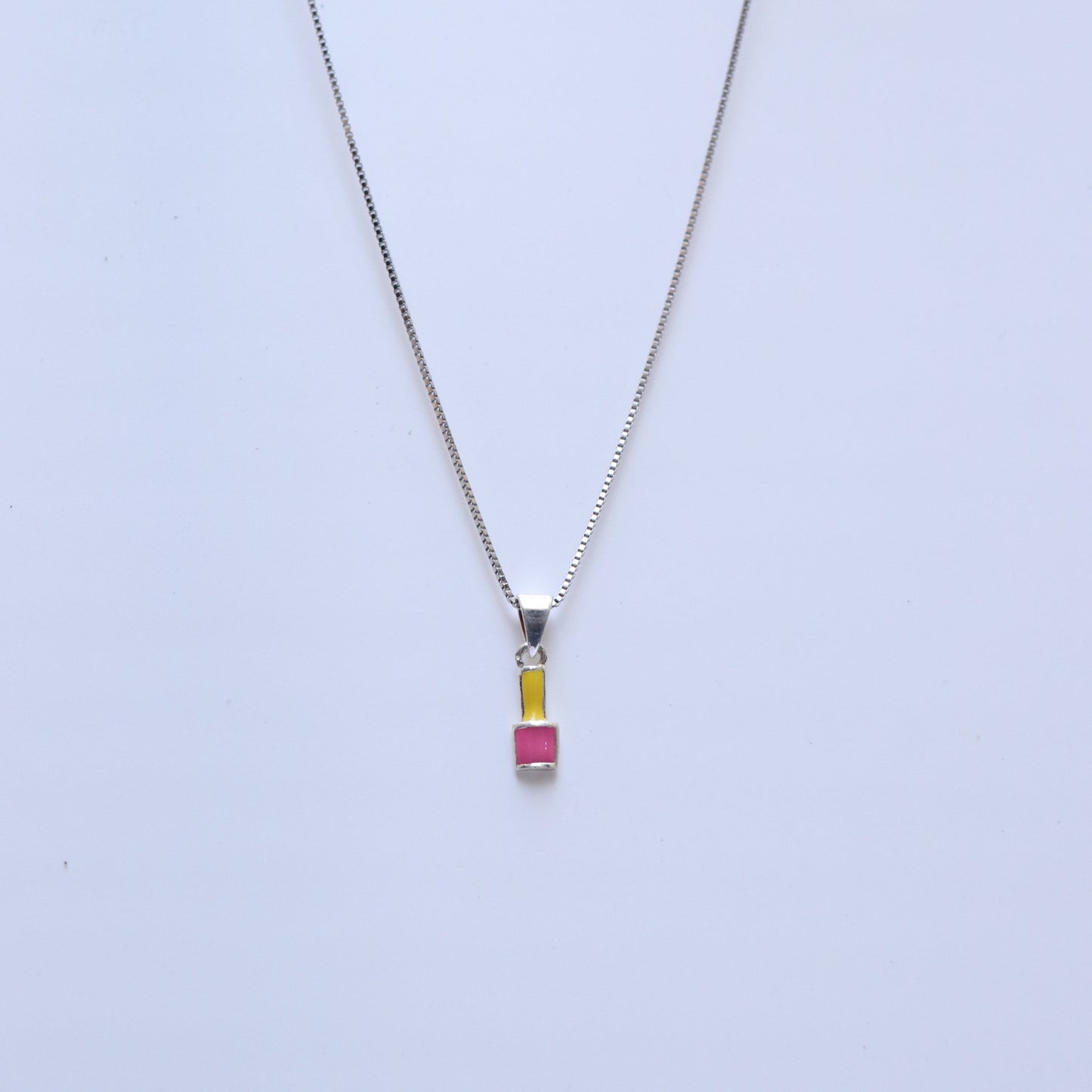 Nail Polish Bottle Minimal Pendant