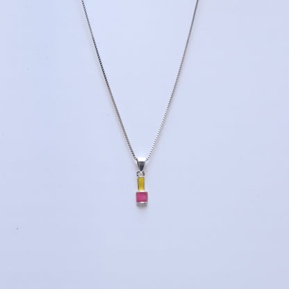 Nail Polish Bottle Minimal Pendant