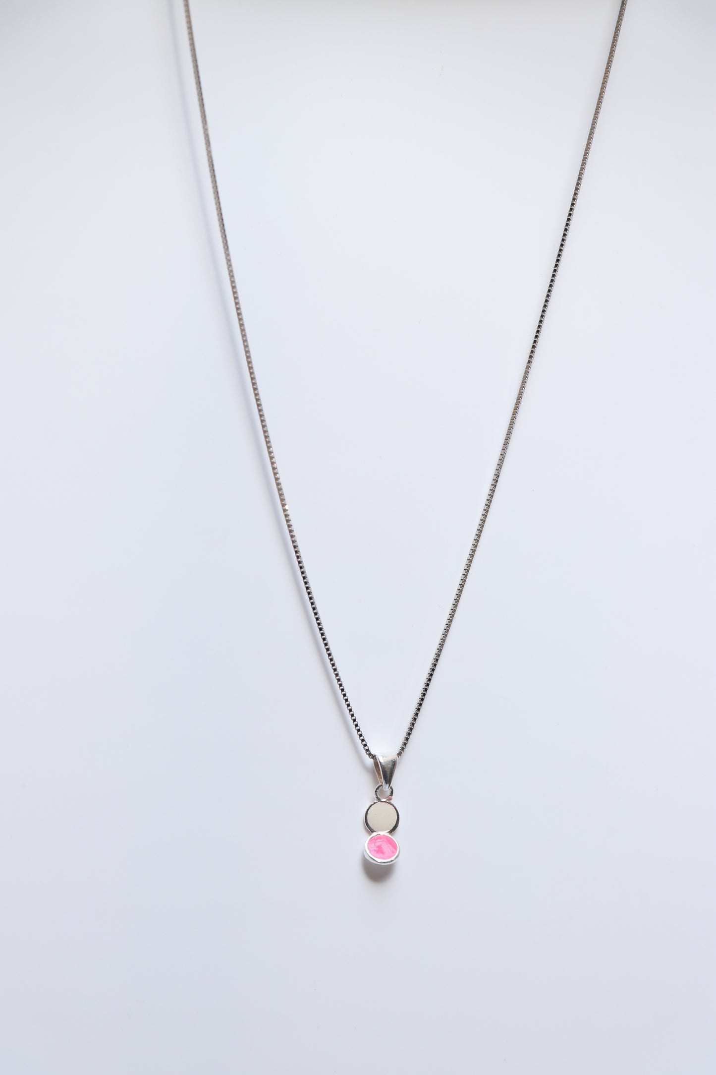 Pink White Minimal Pendant