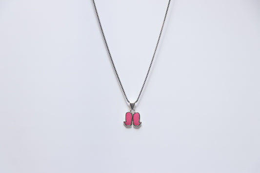 Pink Wings Minimal Pendant