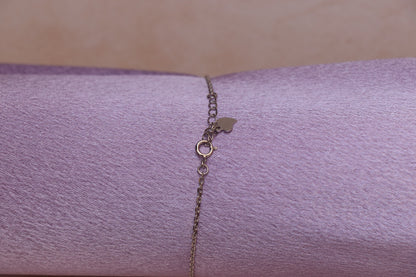 Butterfly Silver Chain Bracelet