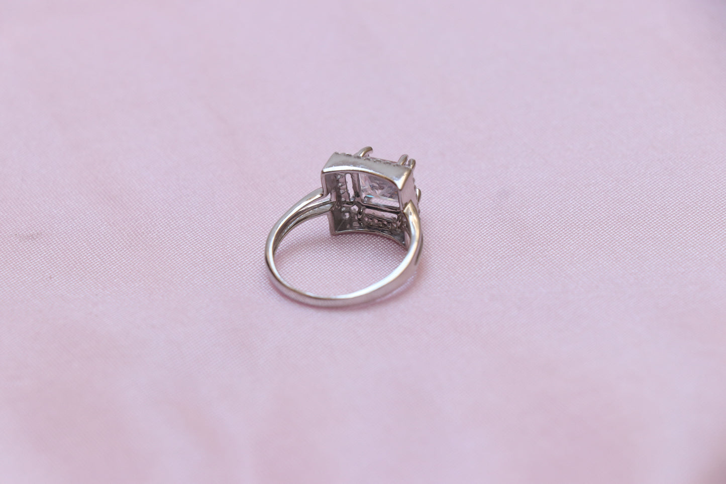 Solitaire Silver Ring