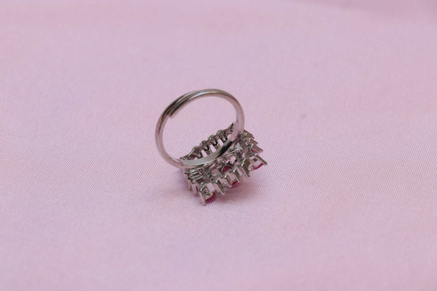 Ruby Stone Cocktail Ring